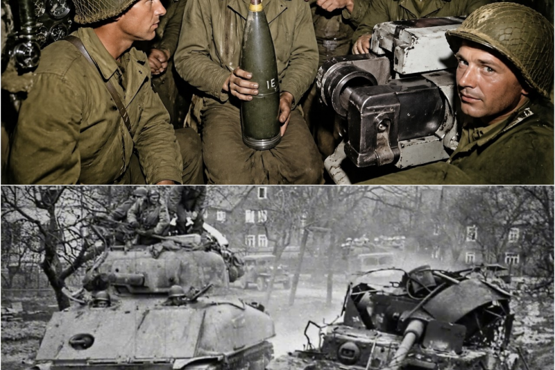 Se burlaron de su método de carga “inverso” — hasta que su Sherman destruyó 4 Panzers en 6 minutos