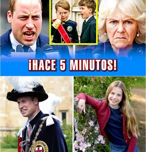 El príncipe William le quita el título real al nieto de Camilla después de ser sorprendido acosando