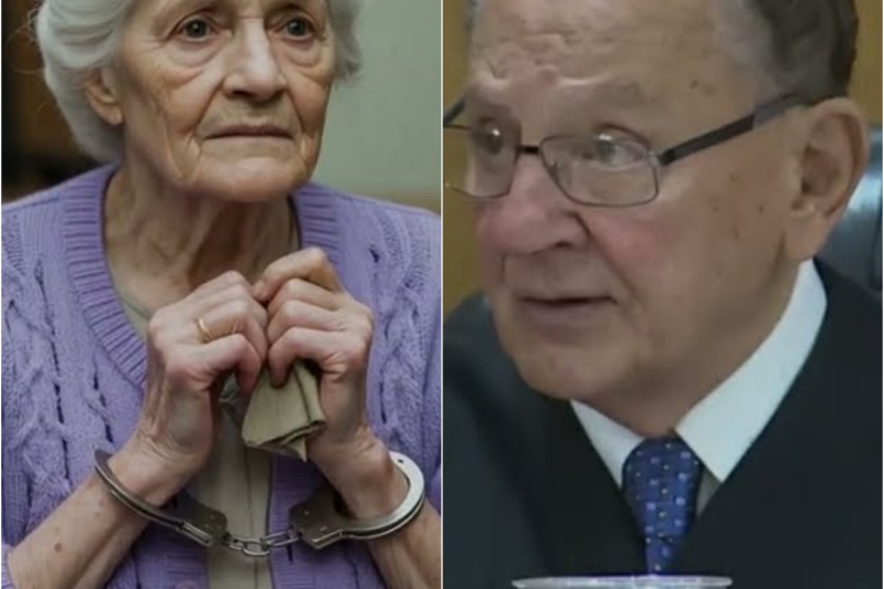 Anciana de 82 Años Entra Esposada… El Juez Caprio Lee Su Crimen y Llora