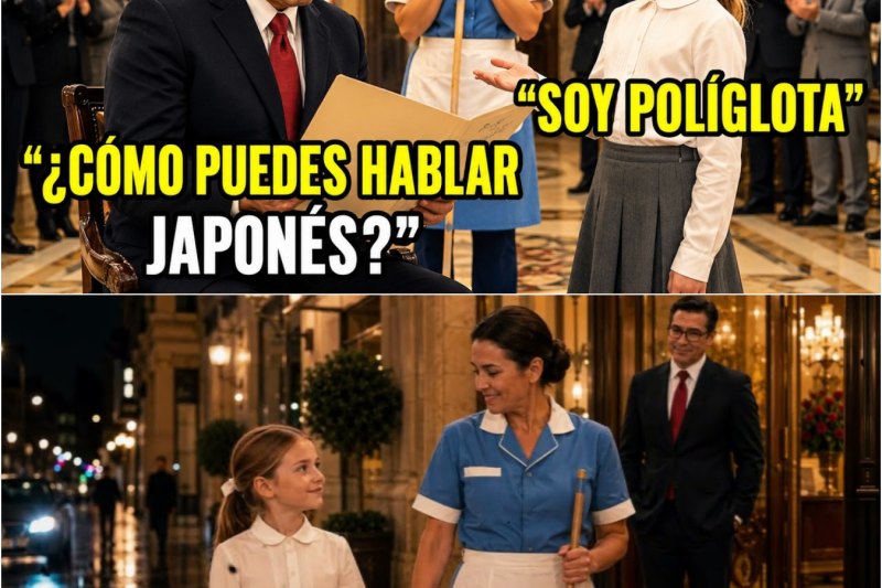 Nadie Hablaba Japonés Y El Millonario Estalló… Hasta Que La Hija De La Camarera Respondió Perfecto