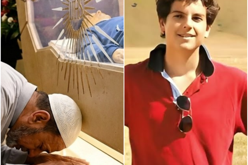 Un musulmán fue por curiosidad a la tumba del Santo Carlo Acutis… y todo cambió después…