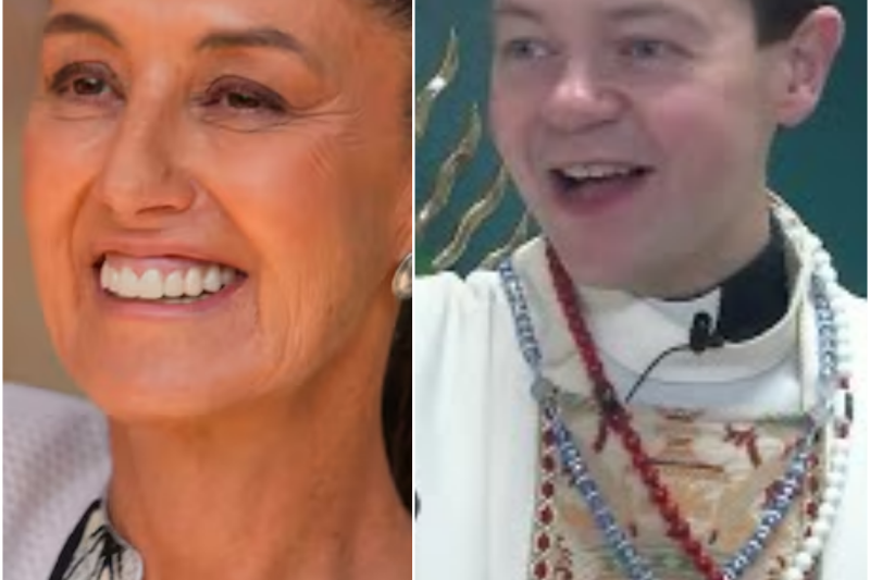 El Sacerdote Polaco que Rompió el Protocolo: La Verdad Detrás de la Inédita Carcajada de Claudia Sheinbaum