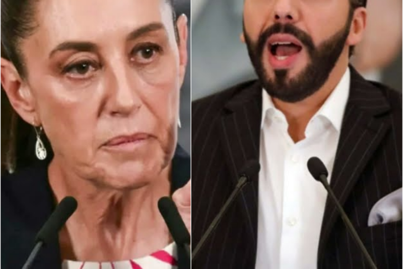 Claudia Sheinbaum califica a Bukele de “autoritario”, respuesta que la deja sin palabras