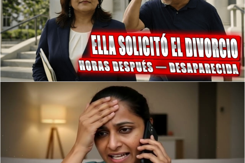 Ella Solicitó El Divorcio — Horas Después, Desapareció