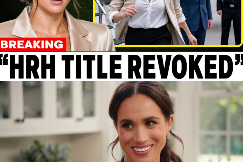 El Quiebre Definitivo: Meghan Markle Vuela de Emergencia a Washington ante la Revocación de su Estatus de Su Alteza Real
