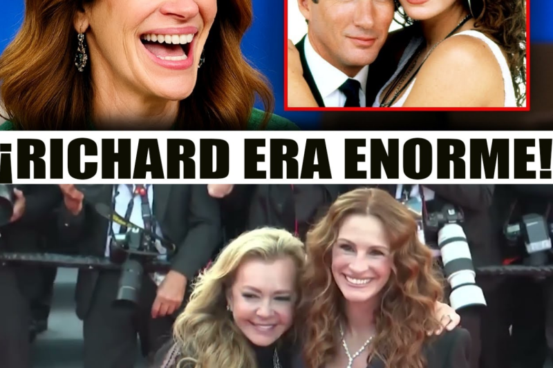 A los 57 años, Julia Roberts revela lo que hizo con Richard Gere detrás de escena
