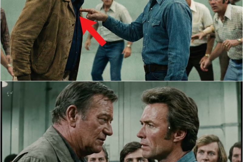 Clint Eastwood Entró Sin Invitación en el SET de John Wayne. Lo Que Sucedio Despues Sorprendio…