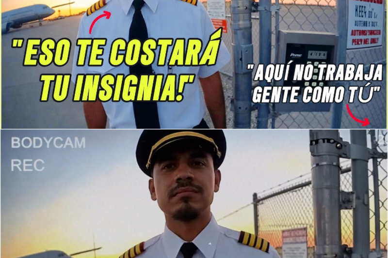 Expuso a un Capitán de Aerolínea Hispano en el Aeropuerto… y la Bodycam Destruyó Su Carrera + $3.5M