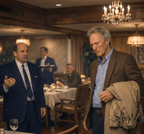 A Clint Eastwood le ordenaron que cediera su mesa: lo que hizo después dejó la sala en silencio