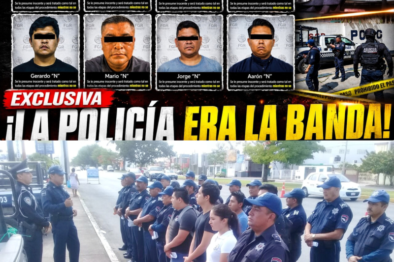 ¡LA POLICÍA ERA LA BANDA! 8 ELEMENTOS de la SSP de VERACRUZ por S3CUESTR0 AGRAVADO y T0RTUR4