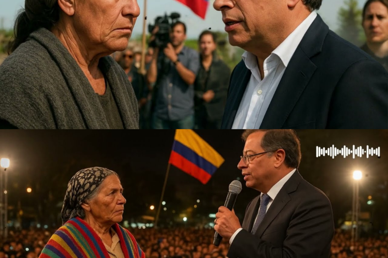 La mujer que enfrentó a Gustavo Petro en la plaza — por la TRANSICIÓN ENERGÉTICA