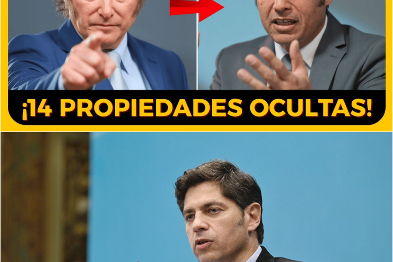Milei Expuso a Kicillof en la Legislatura — 14 Propiedades, 18 Millones, Cero Explicaciones
