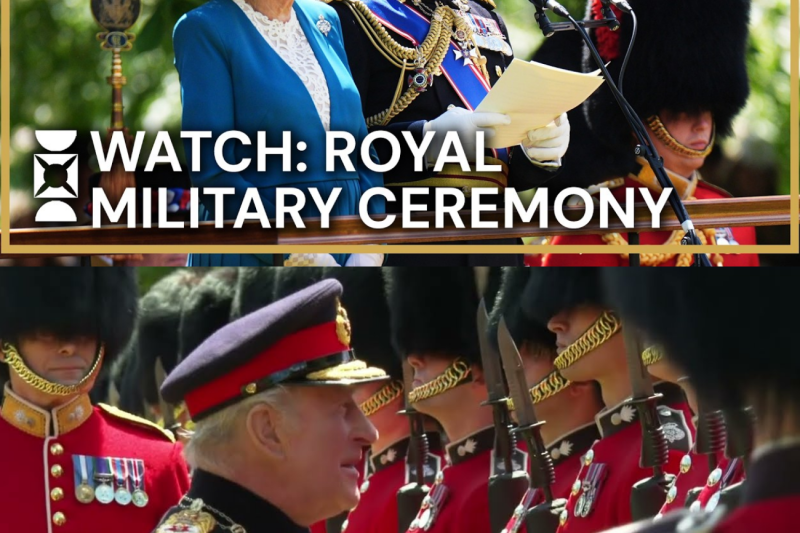 El Rey Carlos III y la Reina Camila encabezan una histórica y emotiva ceremonia de entrega de nuevos estandartes a la Guardia de Granaderos