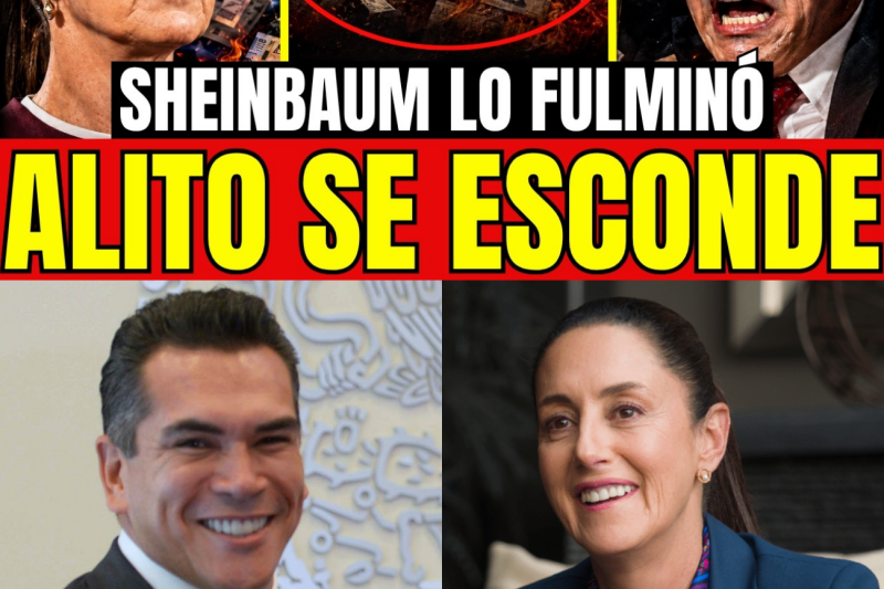 ¡Sheinbaum Lo Fulmina! La Soberbia de “Alito” Moreno, el Viaje a Washington y el Chiste que se Cuenta Solo