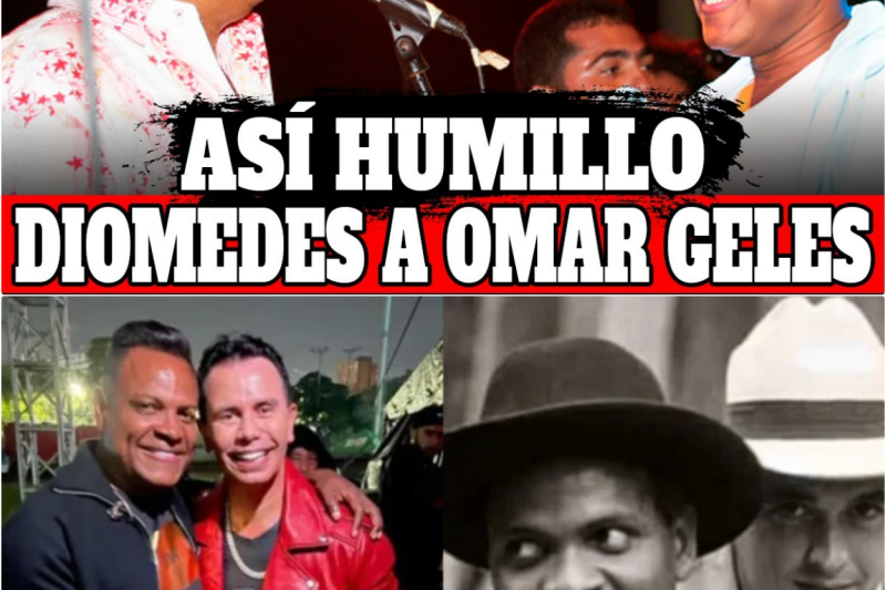 El día que el ego silenció al acordeón: La verdad detrás de la histórica y brutal humillación de Diomedes Díaz a Omar Geles