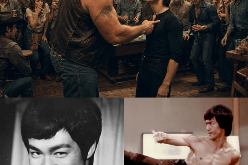Once segundos en Texas: El día que un gigante de 132 kilos discriminó a Bruce Lee en la puerta de un bar y recibió una lección de física inolvidable