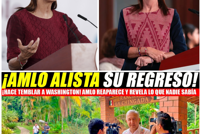 AMLO Rompe el Silencio Desde Palenque: Destapa Complot Intervencionista, Defiende a Sheinbaum y Exige Que “Regrese el Otro Trump”