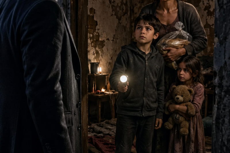 MILLONARIO SIGUE A LA LIMPIADORA Y LA VE EN UNA CASA ABANDONADA CON SUS HIJOS, QUE REVELAN LA VERDAD