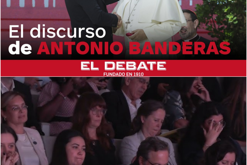 El impactante testimonio de Antonio Banderas ante el Papa: Una confesión a corazón abierto sobre el arte, la amenaza tecnológica y el “hechizo de Dios”