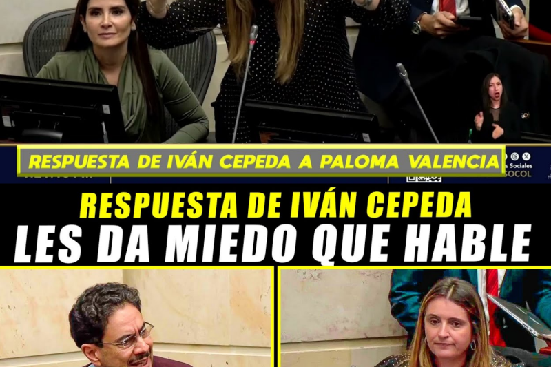 Pánico y caos en el Senado: El explosivo cara a cara entre Iván Cepeda y Paloma Valencia desata una batalla campal verbal en el Congreso