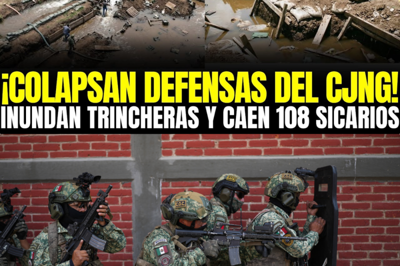 MURCIÉLAGOS COLAPSAN DEFENSAS del CJNG al INUNDAR TRINCHERAS en URUAPAN: CAEN 108 SICARIOS