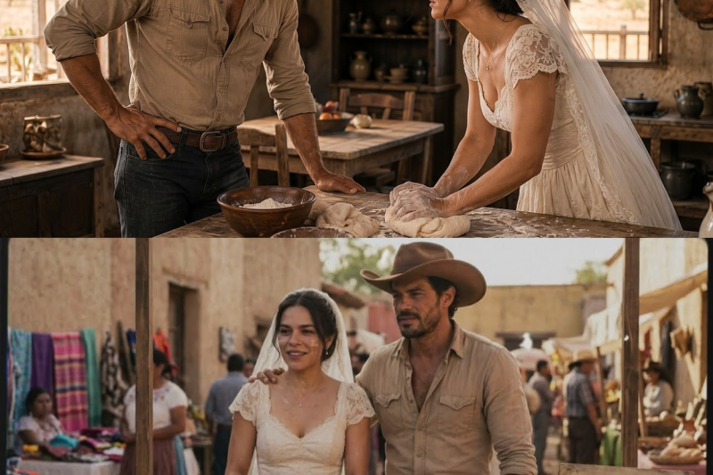 “¿Sabes hacer pan?” preguntó el ranchero a la novia… horas después todos comían de sus manos