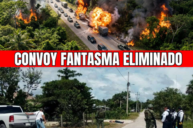 El CJNG Movía un “Convoy Fantasma” en Campeche — Pero SEDENA Ya Tenía Todo Listo para Caerles Encima