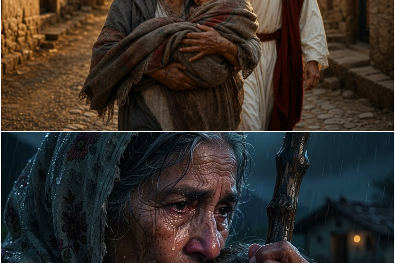 Una anciana cargó a su nieta enferma bajo la tormenta. Jesús la esperaba al final del camino