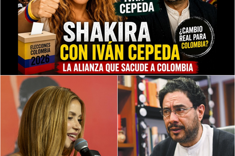 El fenómeno de la foto viral de Shakira e Iván Cepeda: ¿Coincidencia afortunada o una poderosa declaración política en la Colombia de hoy?