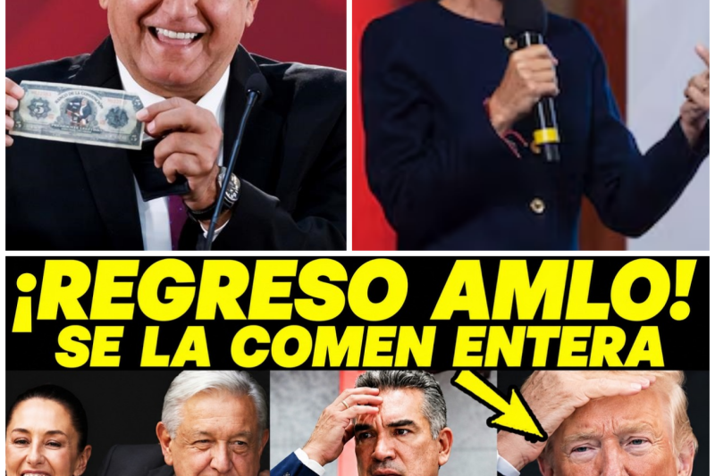 ¡Tiembla la Oposición! La Reaparición de AMLO que Desató la Furia del PRIAN y la Contundente Respuesta de Claudia Sheinbaum