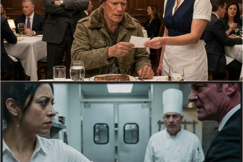 Clint Eastwood Entra de INCÓGNITO y la Camarera le Pasa una Nota que lo PARALIZA