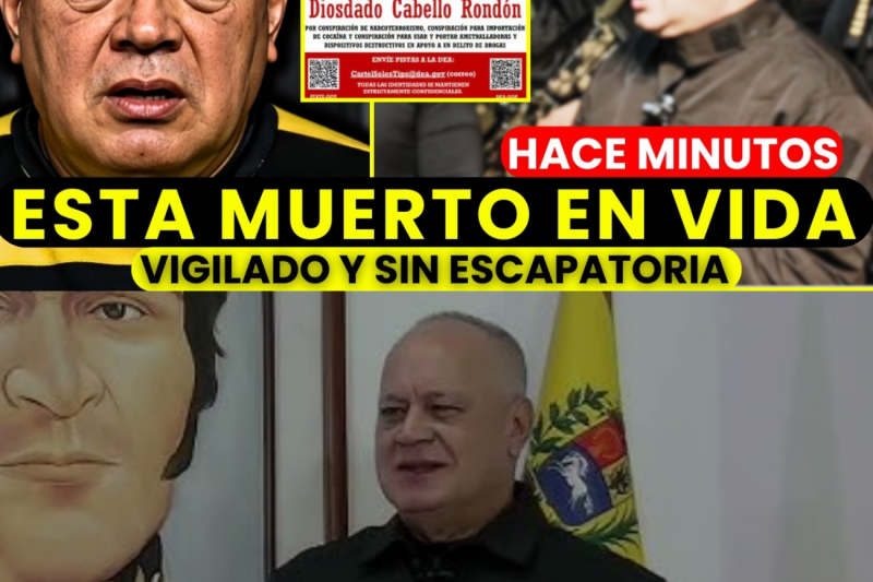 De caviar y mansiones a fugitivo y acorralado: Así sobrevive Diosdado Cabello antes de la cárcel Sentencias Del Abismo