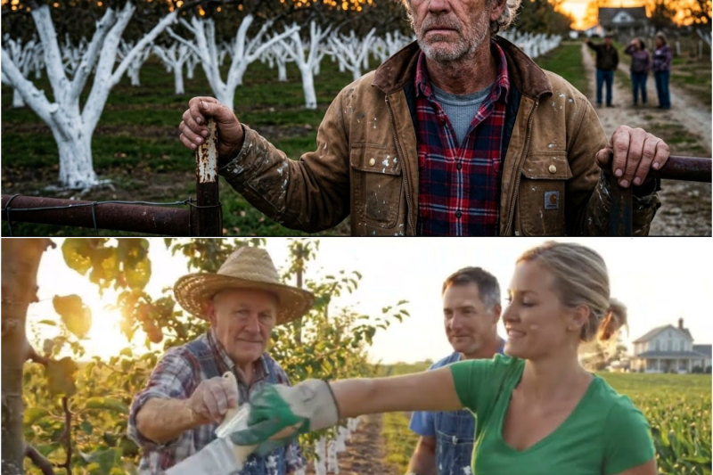 He Painted Every Tree White… And The Entire Town Laughed Until Harvest