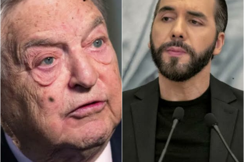 George Soros se burló de la esposa de Bukele, ¡pero todo cambió cuando ella entró!