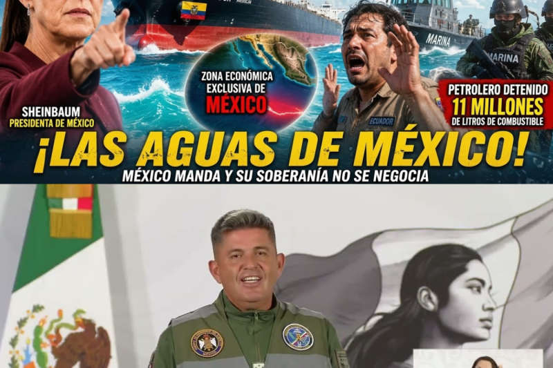 ¡Soberanía en Alta Mar! La Armada de México intercepta buque petrolero ecuatoriano y Claudia Sheinbaum frena presiones de Donald Trump VL