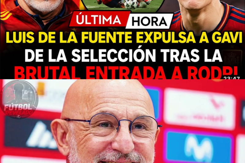 ¡ESCÁNDALO EN ESPAÑA! La BRUTAL entrada de GAVI a RODRI desata la POLÉMICA