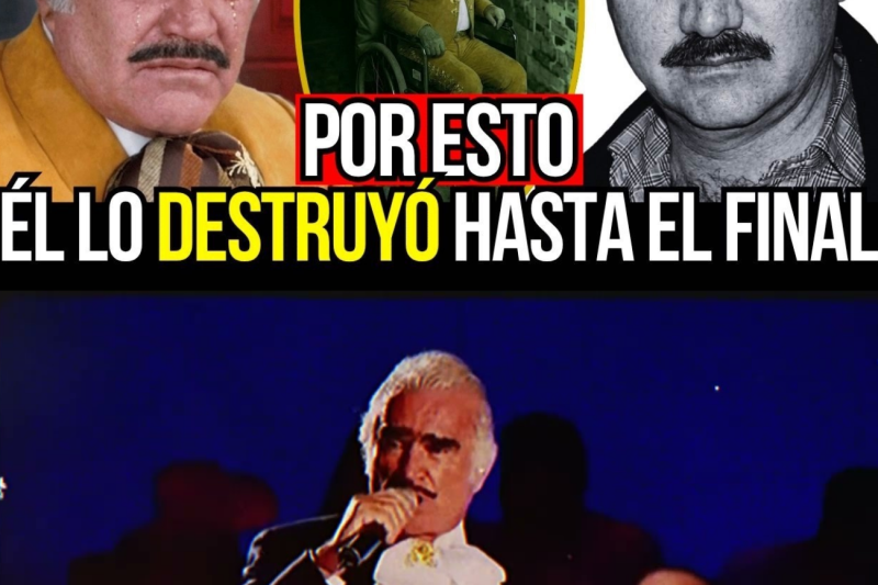 Vicente Fernández: Le cortaron dos dedos a su hijo… Y él siempre supo quiénes eran los responsables.