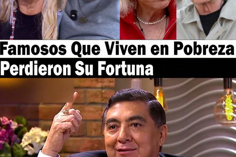 Para el año 2025, las celebridades vivirán en la pobreza extrema.