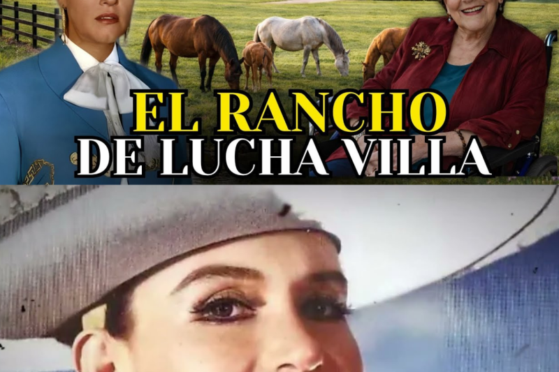 Con casi 90 años, esta es la vida de Lucha Villa en su granja Rancho Fortuna: Tragedia, Amor.