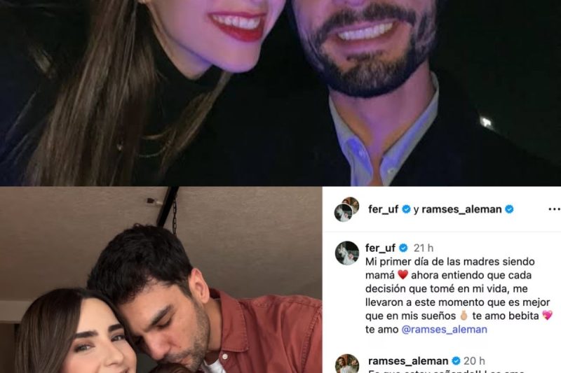 Fernanda Urdapilleta revela FOTO de Ramsés Alemán ¡en modo papá! tras mensaje que desató preocupación