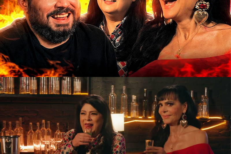 BESO INESPERADO ENTRE VICTORIA RUFFO Y MARIBEL GUARDIA