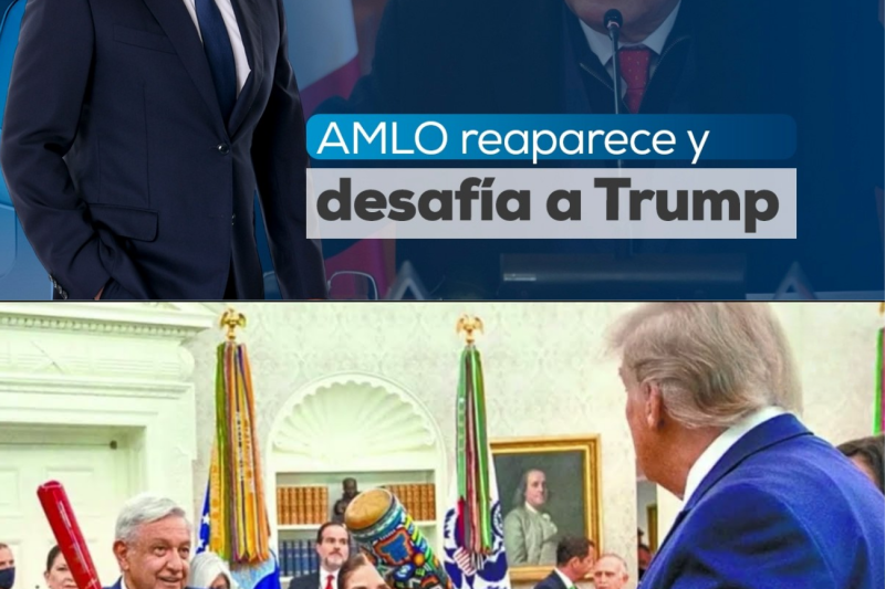 Choque de titanes: López Obrador arremete contra Trump y advierte sobre intervencionismo en México
