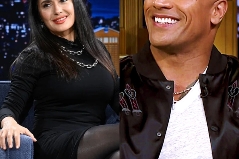 Salma Hayek HUMILLA a The Rock por BURLARSE de México en Graham Norton n