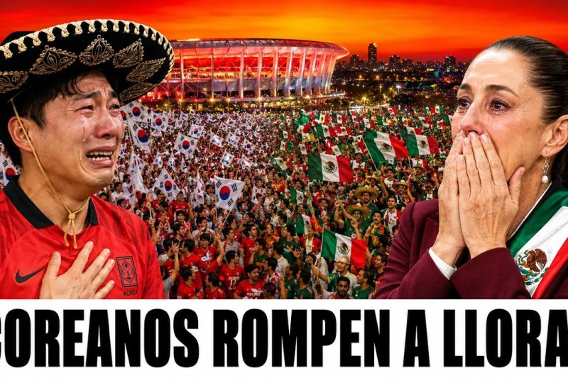 COREANOS ROMPEN A LLORAR POR LO QUE VIERON EN MÉXICO Y SHEINBAUM NO LO PODÍA CREER