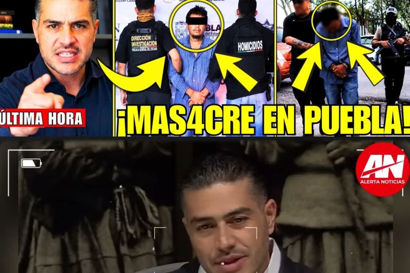 ¡HARFUCH CAPTURA a “EL TONY” RESPONSABLE de LA MASACR3 en PUEBLA; FAMILIAR DE 10 VICTIMAS!   tc