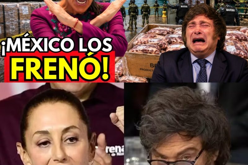 ¡ALERTA SANITARIA! La Marina Mexicana Destapa el Oscuro Plan de Milei: Interceptan Buque Secreto Intentando Inundar tu Mesa con Carne Argentina Envenenada.