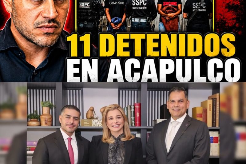 Harfuch DESCABEZA la RED de EXTORSION que Cobraba PISO en las PLAYAS de ACAPULCO: 11 DETENIDOS tc