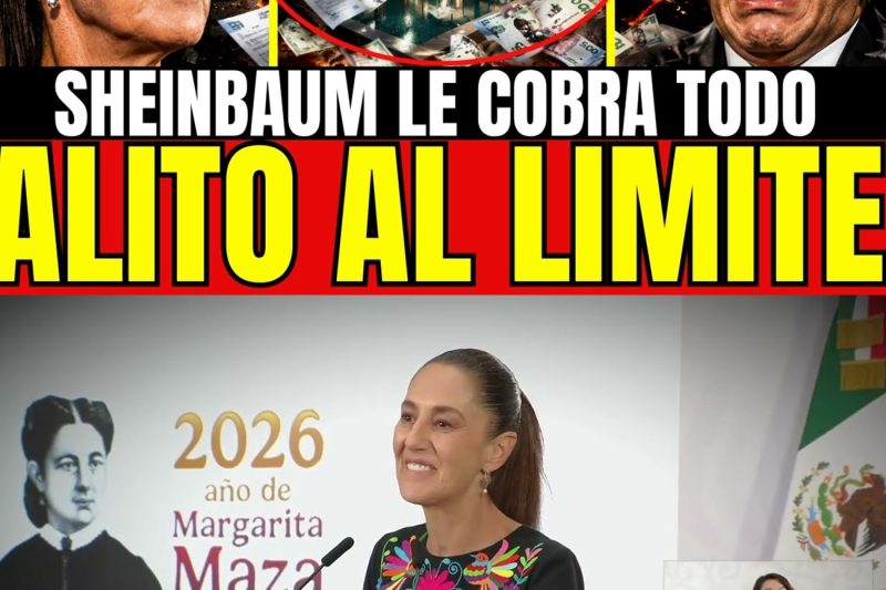 ¡EL FIN DE ALITO! La implacable jugada secreta de Sheinbaum que fulmina su fuero y le arrebatará 47 mansiones.
