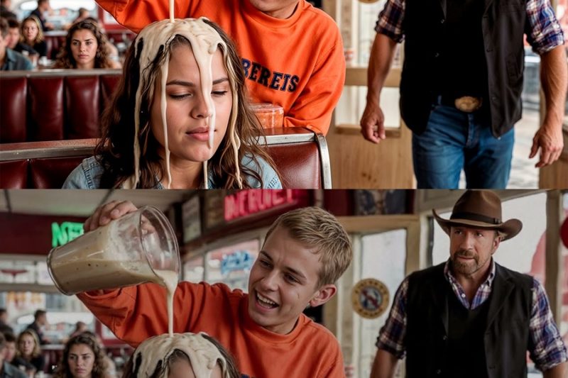 Un Acosador Derramó Un Batido Sobre La Cabeza De La Hija De Chuck Norris Y Se Arrepintió Al Instante