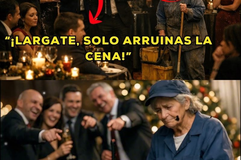 CONSERJE es HUMILLADA durante la cena de NAVIDAD… y la lección fue inmediata